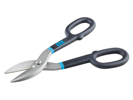 OX Pro 10" Straight Tin Snips OX-P223010