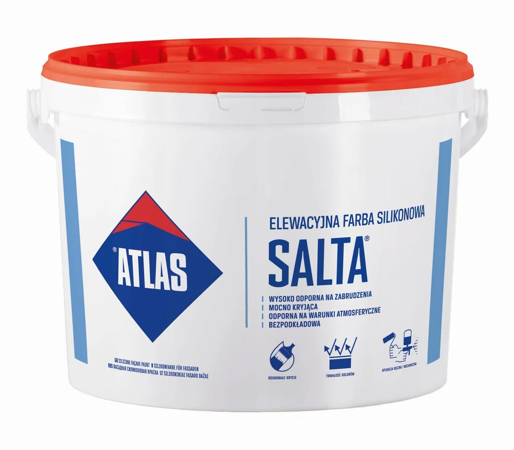 Atlas Salta Silicone Paint White 10L