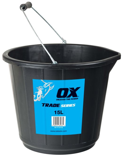 OX Trade Bucket Black 15L OX-T110715